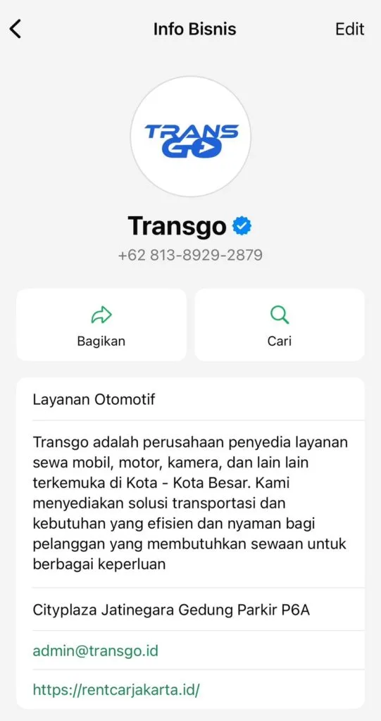 admin sewa mobil dan motor